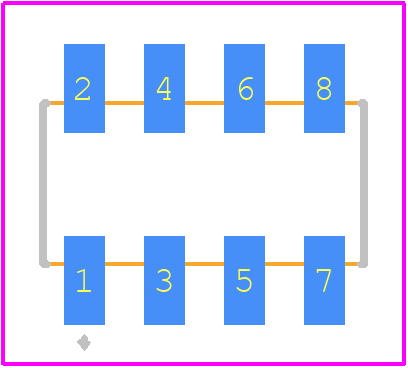 A3-8DA-2SV(71) - Hirose PCB footprint - Other - Other - A3-8DA-2SV(71)-1