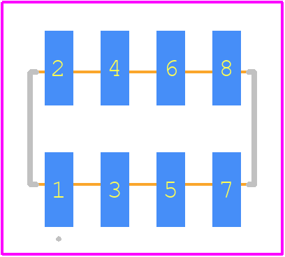 A3-8PA-2SV(71) - Hirose PCB footprint - Other - Other - A3-8PA-2SV(71)-1