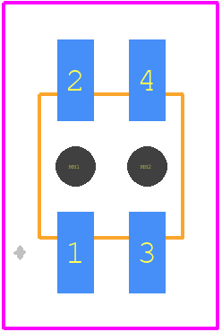 A3A-4DA-2SV(71) - Hirose PCB footprint - Other - Other - A3A-4DA-2SV(71)-3