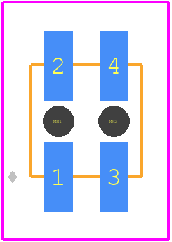 A3A-4PA-2SV(71) - Hirose PCB footprint - Other - Other - A3A-4PA-2SV(71)-2