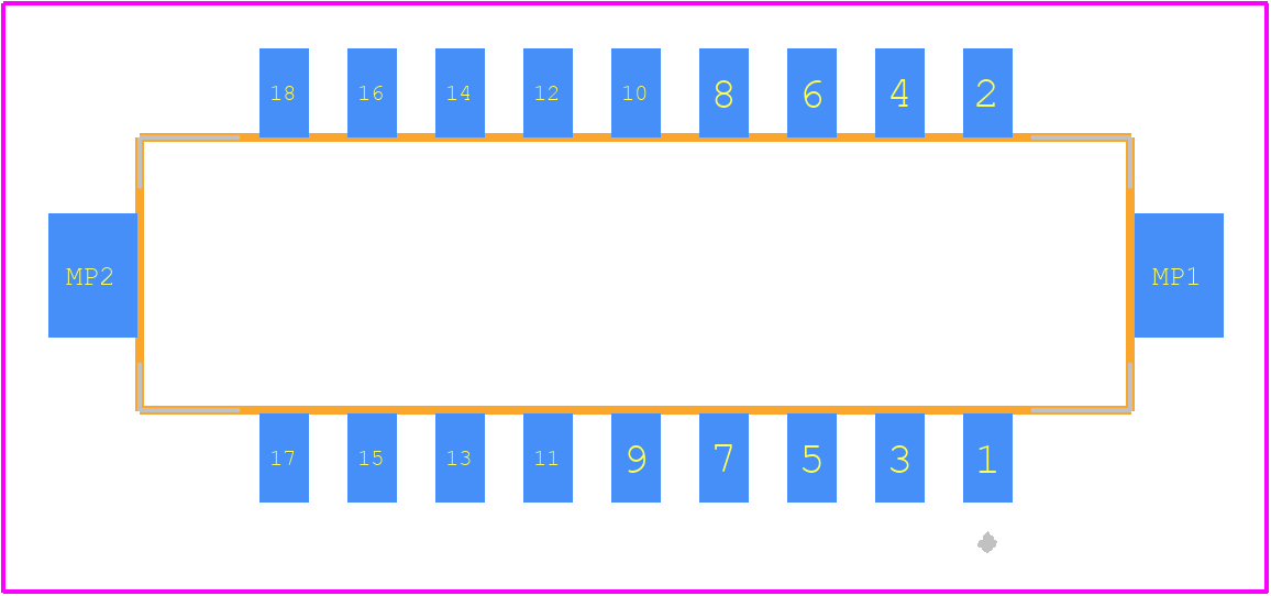 DF11CZ-18DP-2V(27) - Hirose PCB footprint - Other - Other - DF11CZ-18DP-2V(27)-2