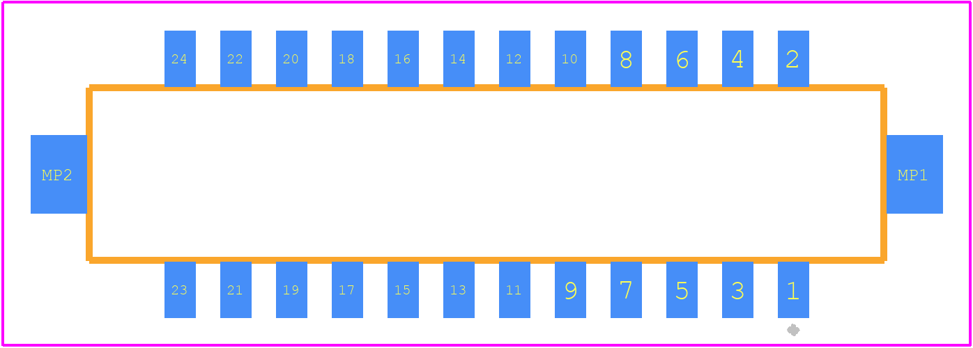 DF11CZ-24DP-2V(27) - Hirose PCB footprint - Other - Other - DF11CZ-24DP-2V(27)