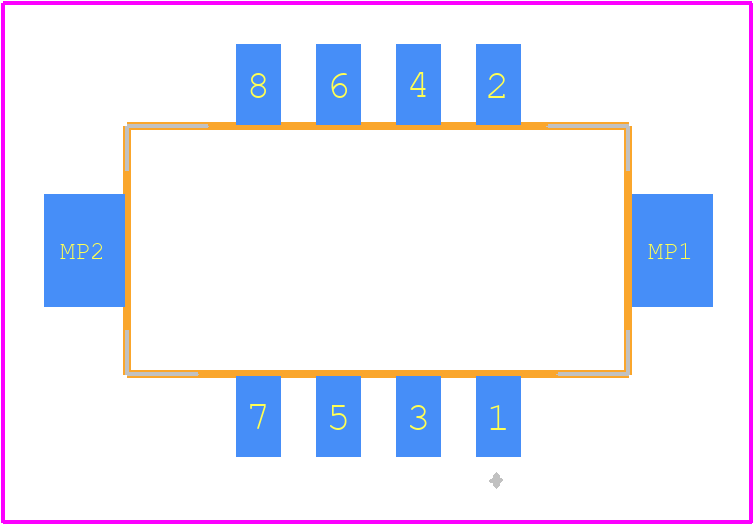 DF11CZ-8DP-2V(27) - Hirose PCB footprint - Other - Other - DF11CZ-8DP-2V(27)-1