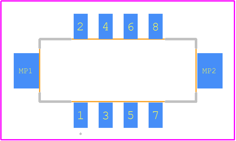 DF11CZ-8DS-2V(52) - Hirose PCB footprint - Other - Other - DF11CZ-8DS-2V(52)-2