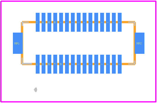 DF12B-30DS-0.5V(86) - Hirose PCB footprint - Other - Other - DF12B-30DS-0.5V(86)-2