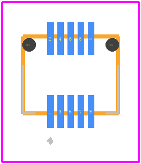 DF12D(3.0)-10DP-0.5V(81) - Hirose PCB footprint - Other - Other - DF12D(3.0)-10DP-0.5V(81)-2