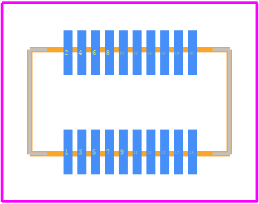 DF12E(3.5)-20DP-0.5V(81) - Hirose PCB footprint - Other - Other - DF12E(3.5)-20DP-0.5V(81)-1