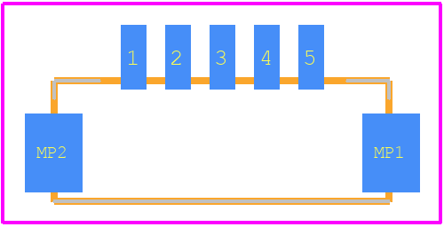 DF13C-5P-1.25V(21) - Hirose PCB footprint - Other - Other - DF13C-5P-1.25V(21)-2