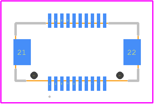 DF17(4.0)-20DP-0.5V(57) - Hirose PCB footprint - Other - Other - DF17(4.0)-20DP-0.5V(57)-4
