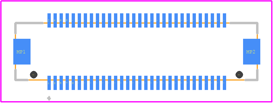 DF17(4.0)-60DP-0.5V(57) - Hirose PCB footprint - Other - Other - DF17(4.0)-60DP-0.5V(57)-2