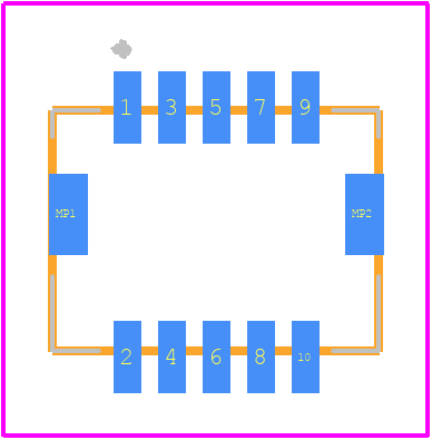 DF20F-10DP-1V(55) - Hirose PCB footprint - Other - Other - DF20F-10DP-1V(55)-2