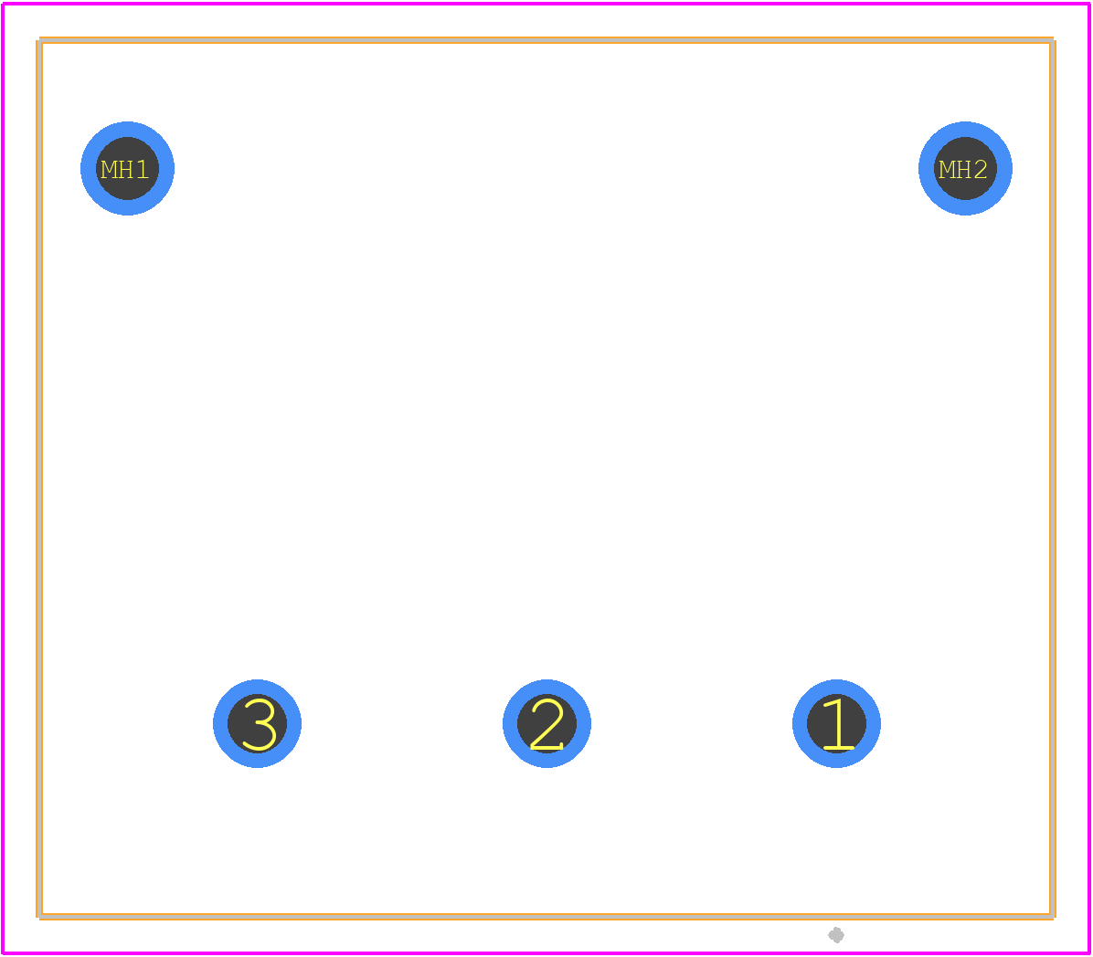 DF22-3P-7.92DS(05) - Hirose PCB footprint - Other - Other - DF22-3P-7.92DS(05)-2