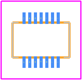 DF23C-14DP-0.5V(92) - Hirose PCB footprint - Other - Other - DF23C-14DP-0.5V(92)-3