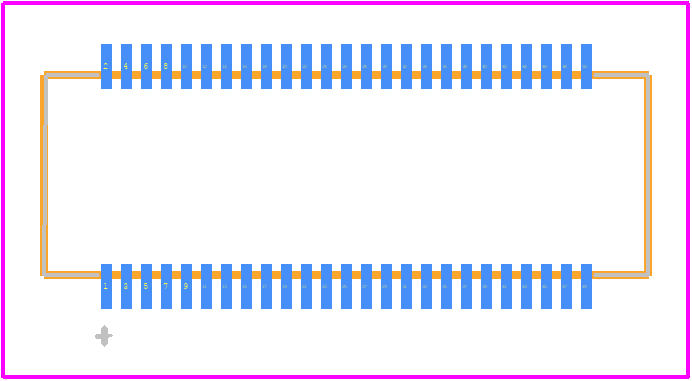 DF23C-50DS-0.5V(51) - Hirose PCB footprint - Other - Other - DF23C-50DS-0.5V(51)-1