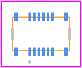 DF40B(2.0)-12DS-0.4V(58) - Hirose PCB footprint - Other - Other - DF40B(2.0)-12DS-0.4V(58)-3