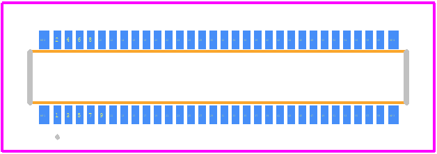 DF40C-60DP-0.4V(58) - Hirose PCB footprint - Other - Other - DF40C-60DP-0.4V(58)-3