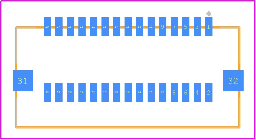 DF50-30DP-1H(51) - Hirose PCB footprint - Other - Other - DF50-30DP-1H(51)-2