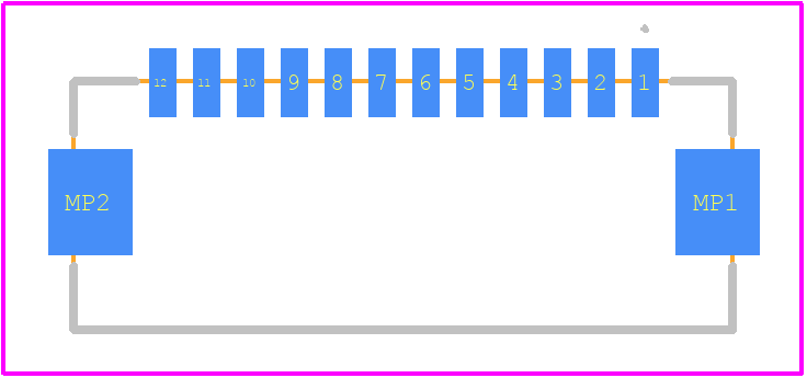 DF50A-12P-1V(51) - Hirose PCB footprint - Other - Other - DF50A-12P-1V(51)-1