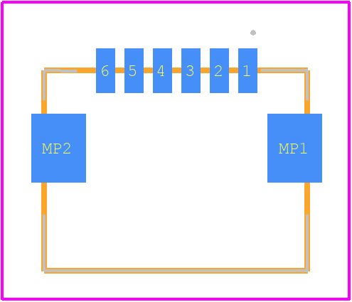 DF50A-6P-1V(51) - Hirose PCB footprint - Other - Other - DF50A-6P-1V(51)-1