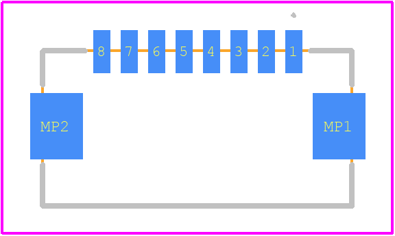 DF50A-8P-1V(51) - Hirose PCB footprint - Other - Other - DF50A-8P-1V(51)-1