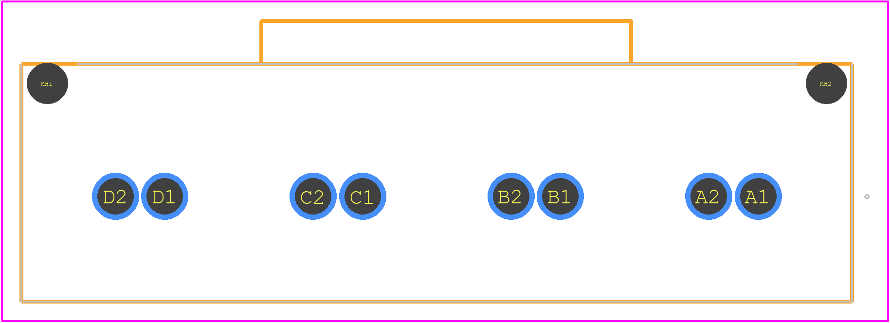 DF60-4P-10.16DSA(26) - Hirose PCB footprint - Other - Other - DF60-4P-10.16DSA(26)-3