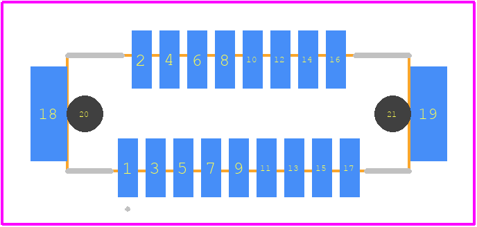 DF9-17P-1V(32) - Hirose PCB footprint - Other - Other - DF9-17P-1V(32)-1