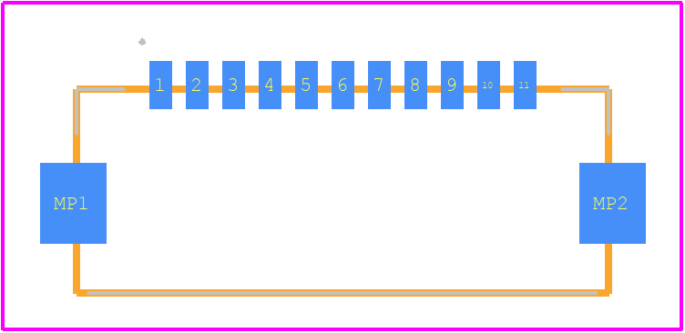 FH12-11S-1SH(55) - Hirose PCB footprint - Other - Other - FH12-11S-1SH(55)-2