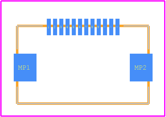 FH12A-12S-0.5SH(55) - Hirose PCB footprint - Other - Other - FH12A-12S-0.5SH(55)-1
