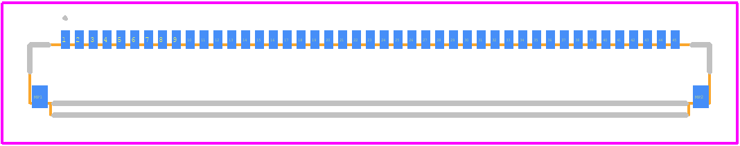 FH33-45S-0.5SH(10) - Hirose PCB footprint - Other - Other - FH33-45S-0.5SH(10)-3