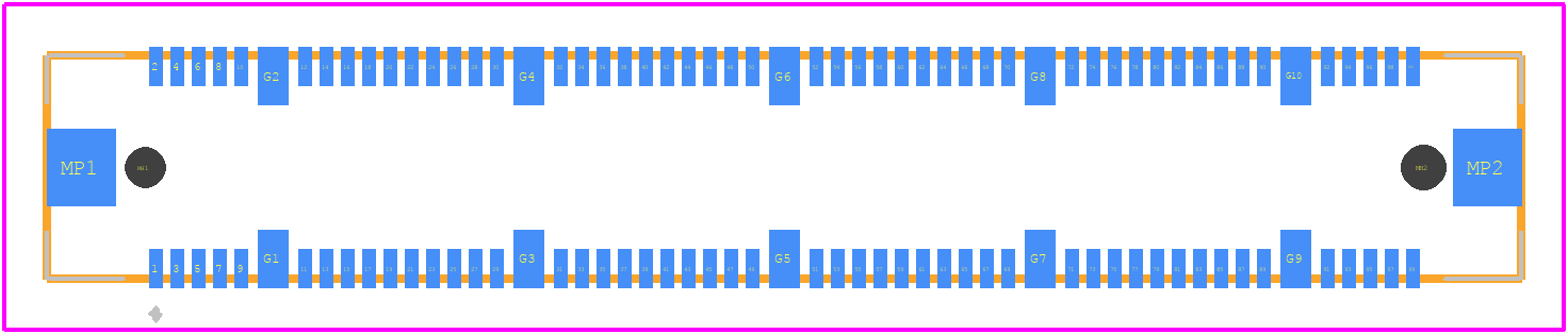 FX11A-100P/10-SV0.5(71) - Hirose PCB footprint - Other - Other - FX11A-100P/10-SV0.5(71)-2