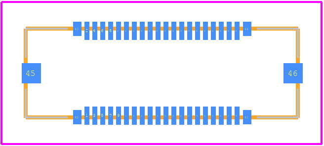 FX12B-40P-0.4SV - Hirose PCB footprint - Other - Other - FX12B-40P-0.4SV-1