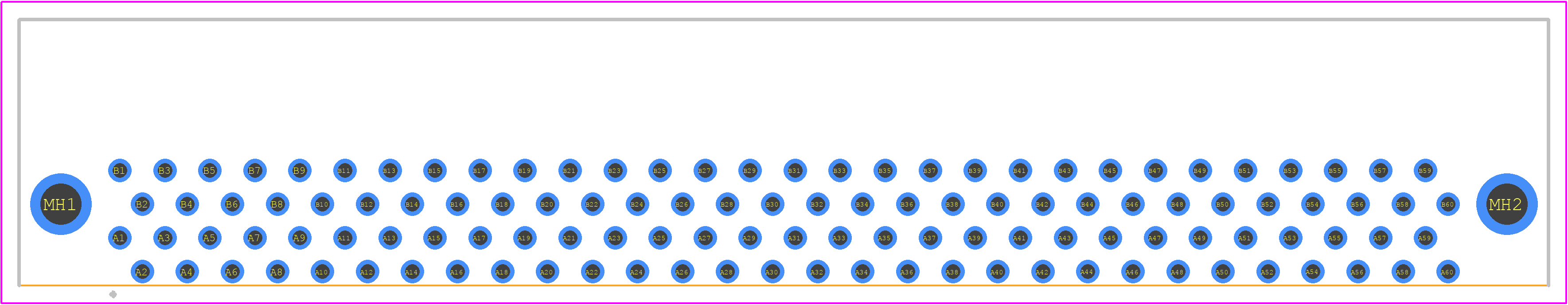 FX2-120P-1.27DSL(71) - Hirose PCB footprint - Other - Other - FX2-120P-1.27DSL(71)-2