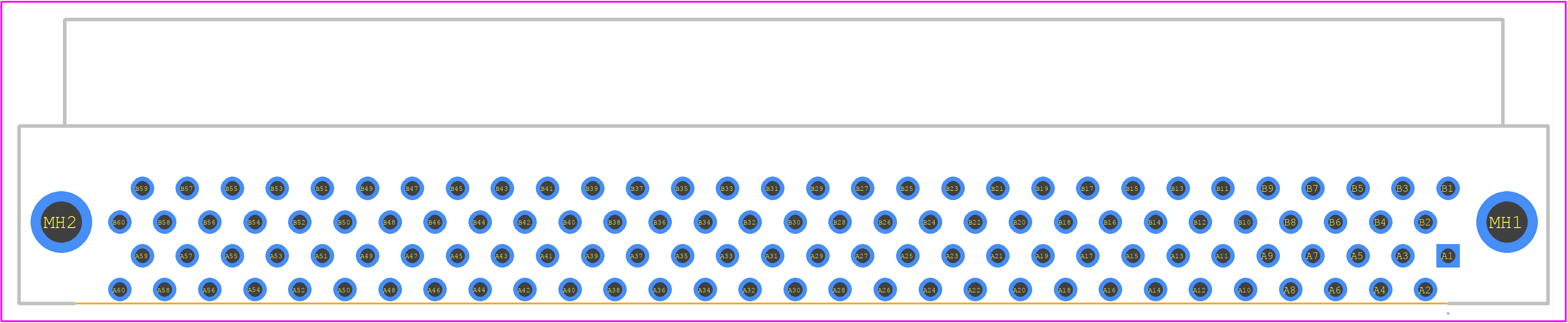 FX2-120S-1.27DSL(71) - Hirose PCB footprint - Other - Other - FX2-120S-1.27DSL(71)-1