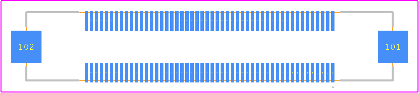 FX20-100S-0.5SV - Hirose PCB footprint - Other - Other - FX20-100S-0.5SV-3