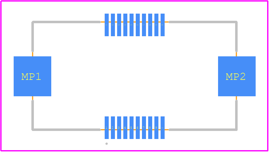 FX20-20P-0.5SV20 - Hirose PCB footprint - Other - Other - FX20-20P-0.5SV20-1