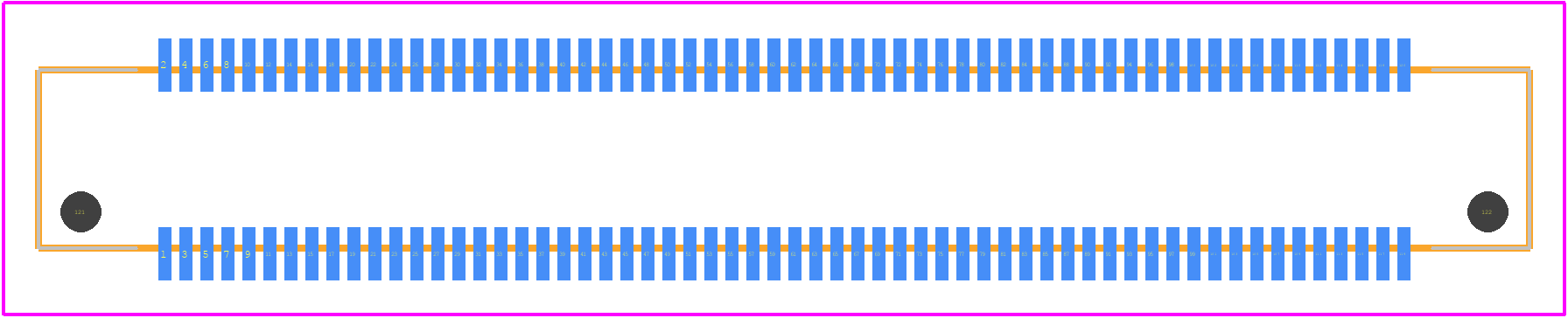 FX8-120P-SV1(91) - Hirose PCB footprint - Other - Other - FX8-120P-SV1(91)