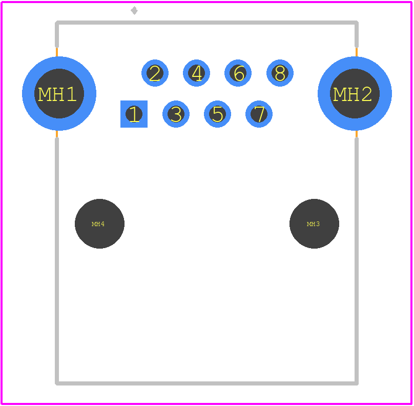 TM11R-5L-88(50) - Hirose PCB footprint - Other - Other - TM11R-5L-88(50)-3