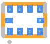 FSA831AL10X - onsemi PCB footprint - Other - Other - 10-Lead MicroPak