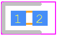 BAS116LPH4-7B - Diodes Incorporated PCB footprint - Diodes Chip - Diodes Chip - X2-DFN1006-2