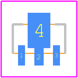 BCX5210TA - Diodes Incorporated PCB footprint - Other - Other - SOT89_24