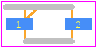 DDZ15ASF-7 - Diodes Incorporated PCB footprint - Small Outline Diode Flat Lead - Small Outline Diode Flat Lead - SOD323F