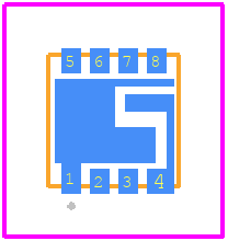 DLD101-7 - Diodes Incorporated PCB footprint - Other - Other - DFN3030D-8