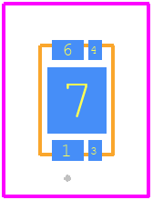 DMN2014LHAB-7 - Diodes Incorporated PCB footprint - Other - Other - U-DFN2030-6 (Type B)_2024