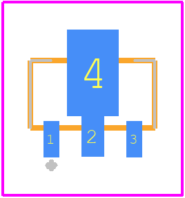 DXT5401-13 - Diodes Incorporated PCB footprint - Other - Other - SOT89