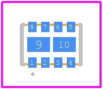 ZXMC3AMCTA - Diodes Incorporated PCB footprint - Other - Other - ZXMC3AMCTA