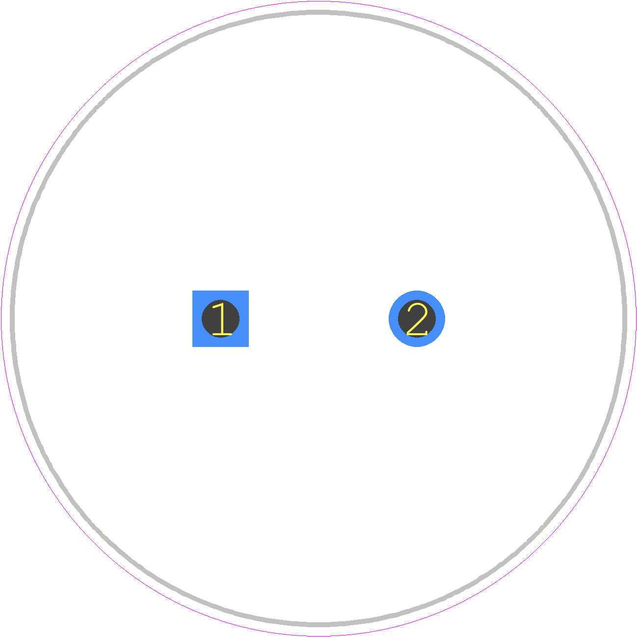 B43644C9277M000 - TDK PCB footprint - Capacitor, Polarized Radial Diameter - Capacitor, Polarized Radial Diameter - 30 (Dia.) x 30mm