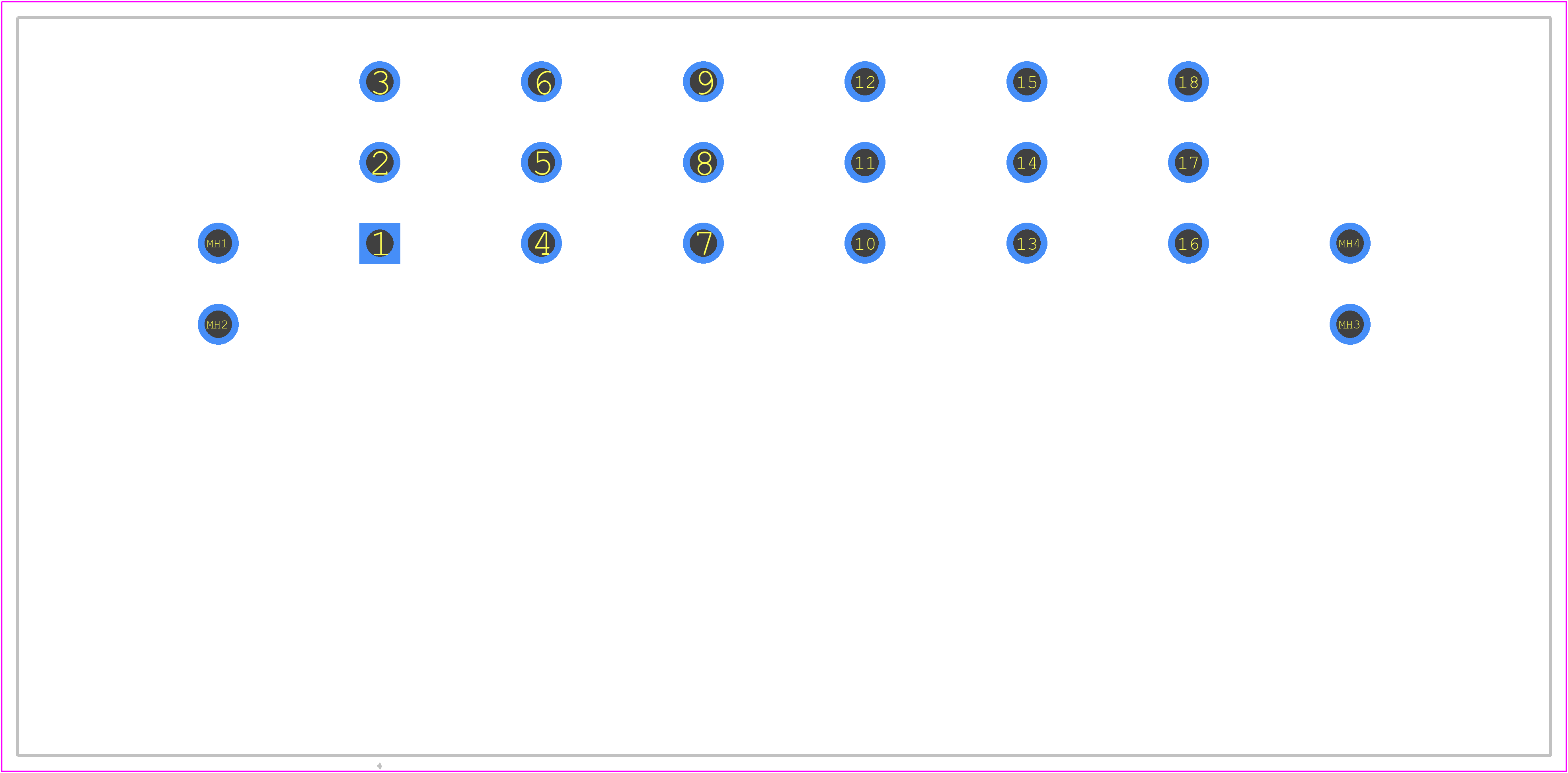 1702057 - Phoenix Contact PCB footprint - Other - Other - 1702057-3