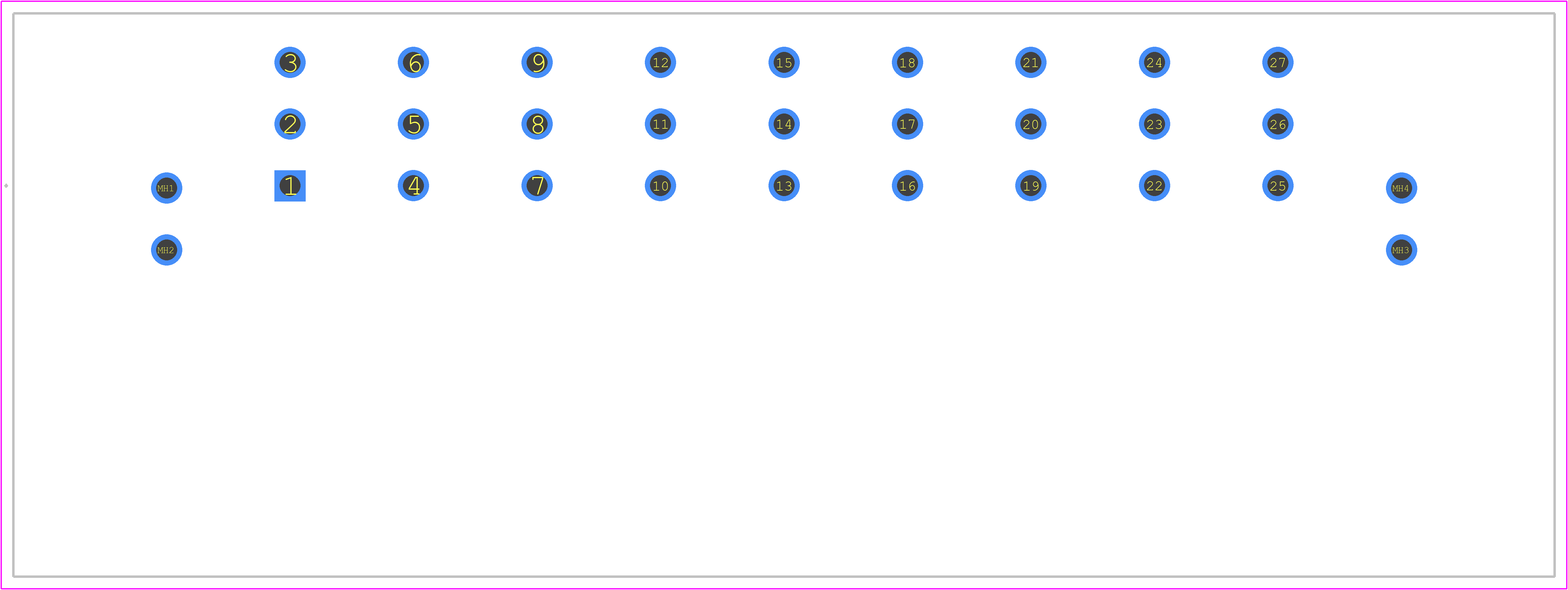 1702086 - Phoenix Contact PCB footprint - Other - Other - 1702086-3