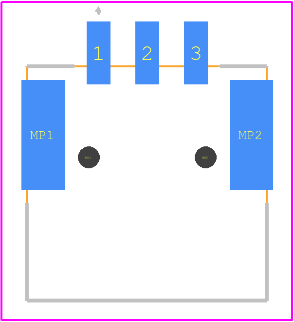 1810722 - Phoenix Contact PCB footprint - Other - Other - 1810722-3