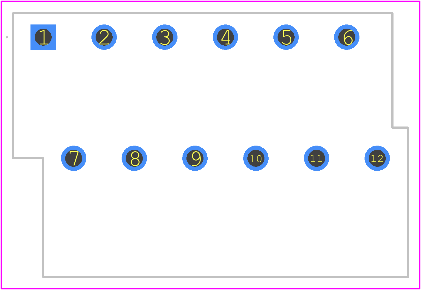 1842254 - Phoenix Contact PCB footprint - Other - Other - 1842254-3